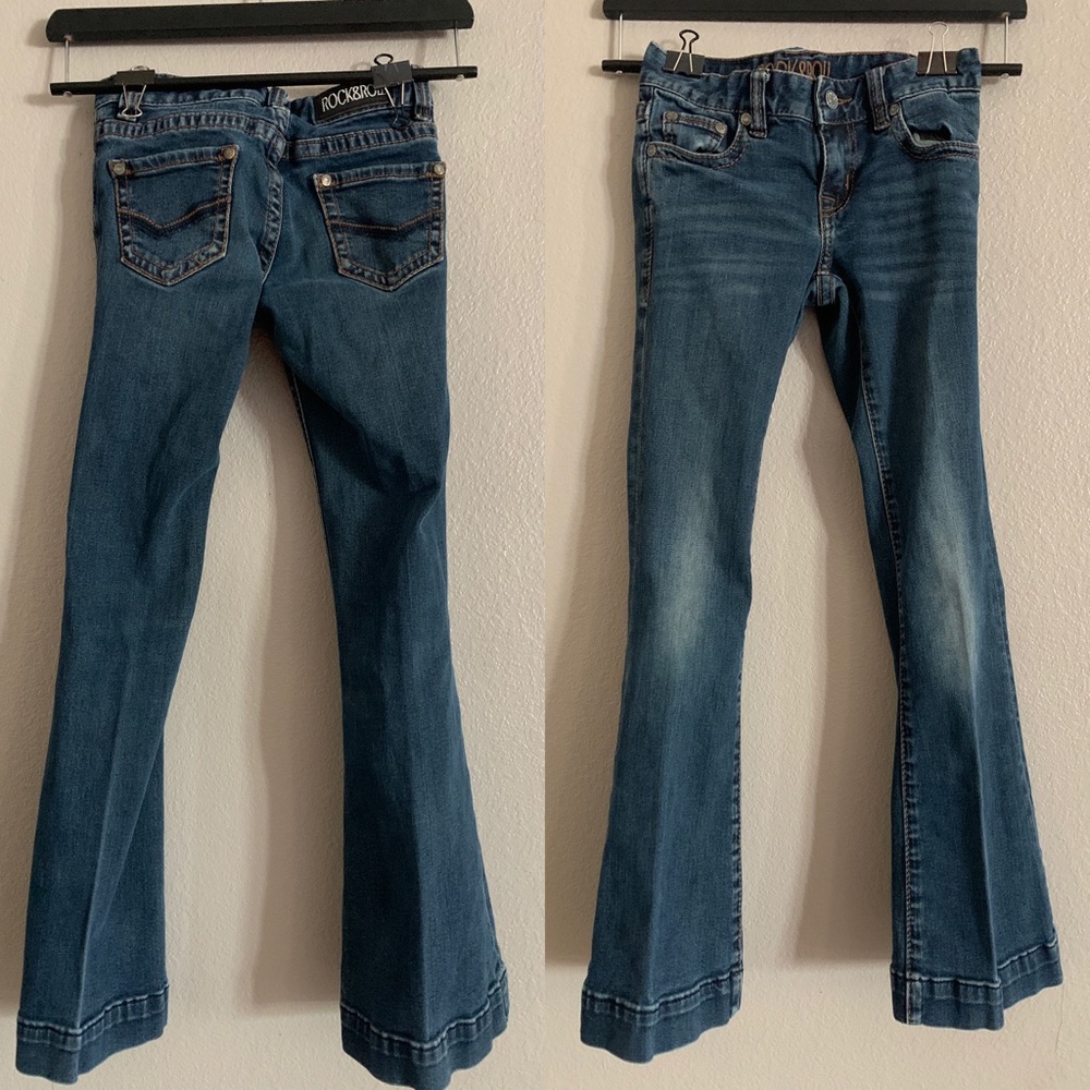 Girls rock & roll denim jeans